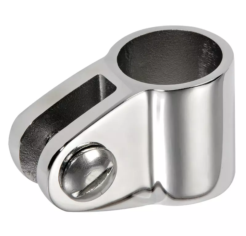 Kalesjebeslag 25mm rørfeste, Gaffel 316
