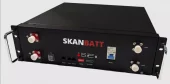 SKANBATT Premium Lithium 3U Rackbatteri 51,2V 100Ah - 5,12kWh - LiFePO4 - HEAT - OTA
