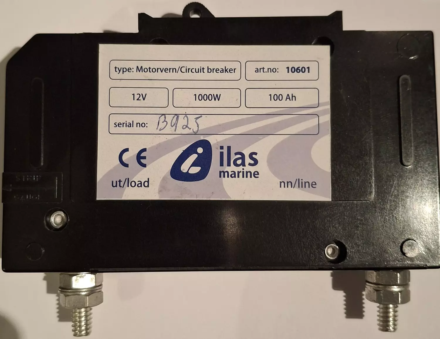 Motorvernbryter 12V 100A 1000W