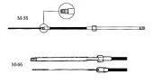 Multiflex Styrekabel SC-18 9 fot (M-58)