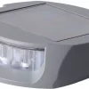 1852 Bryggelys/vegglys alu LED m/solcelle
