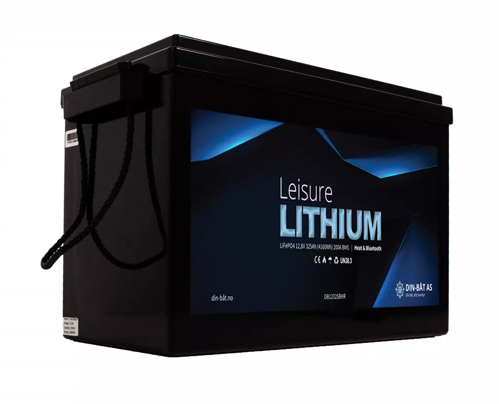 Leisure Lithiumbatteri 12v 325Ah BT + HEAT