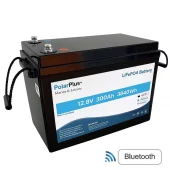 12V 290Ah PolarPlus Lithium Marine BMS 200A/200A, BT, 345x190x245mm,