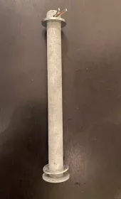 Respo aksel til kjølrulle 20mm x 235mm galv