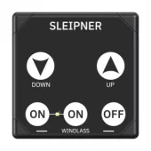 Kontrollpanel ankervinsj sort 12/24v touch