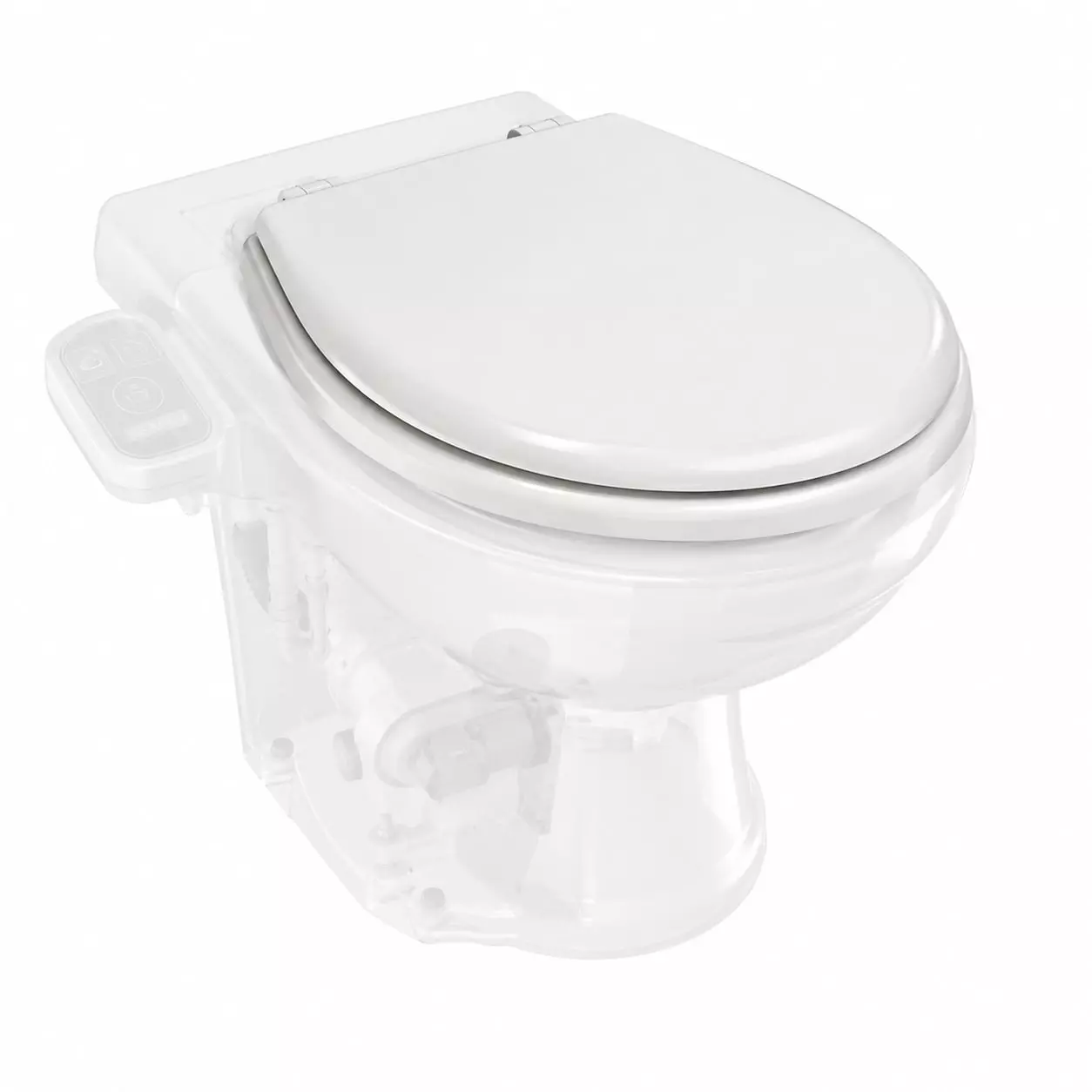 Seaflo toalettsete compact hvit