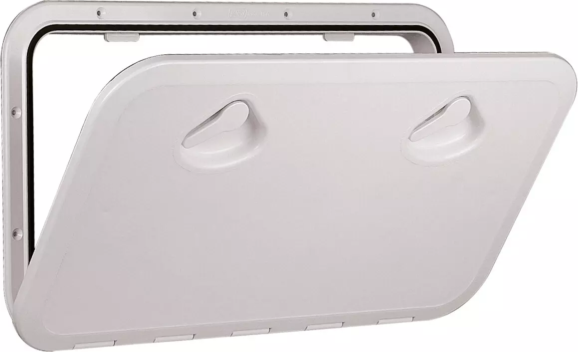 Luke hvit ABS plast 353 x 606 mm
