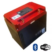 RedCap 12V 200Ah Lithiumbatteri (LiFeP04) BMS 200A/200A, Bluetooth + WiFi + Varme