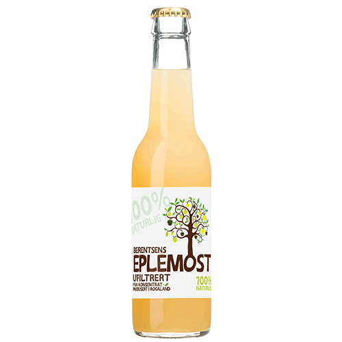 Eplemost Ufiltrert (Berentsen) 0,275