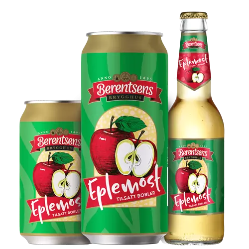 Eplemost Kullsyre (Berentsen) 0,275