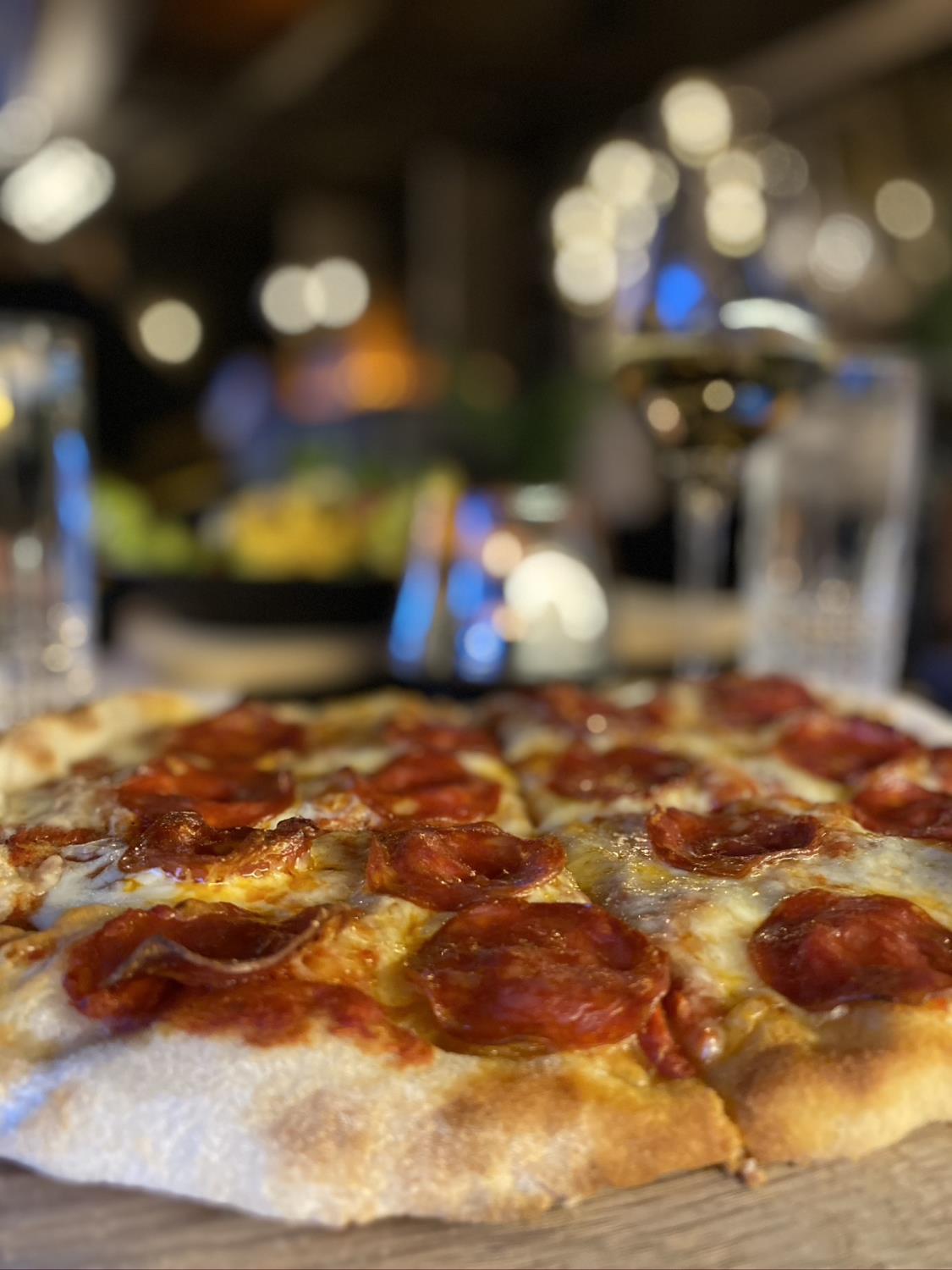 Chorizo rutikk pizza