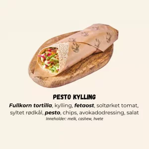Wrap Pesto Kylling
