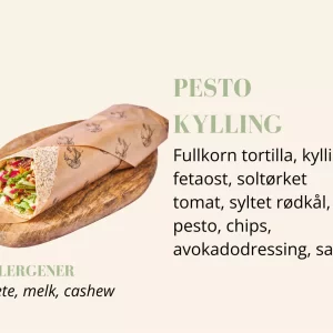 Wrap - Pesto Kylling