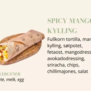 Wrap - Spicy Mango Kylling