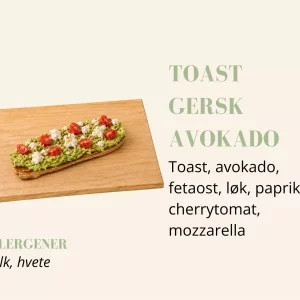 Toast - Gresk Avokado
