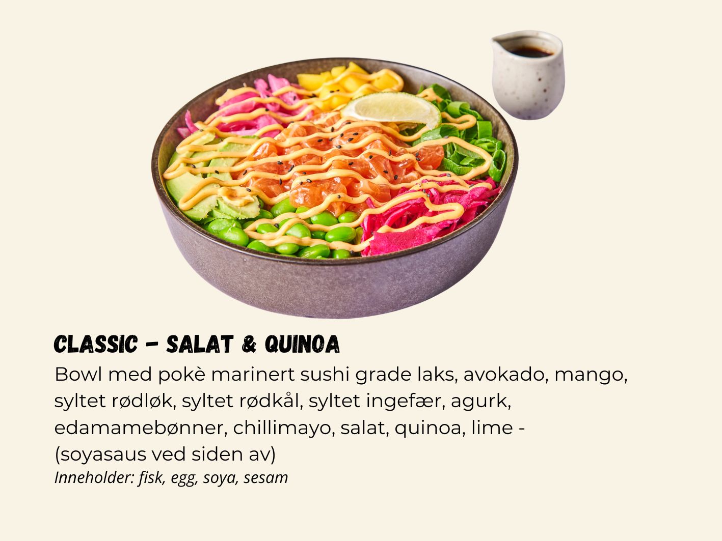 Poke Bowl Classic - Salat & Quinoa