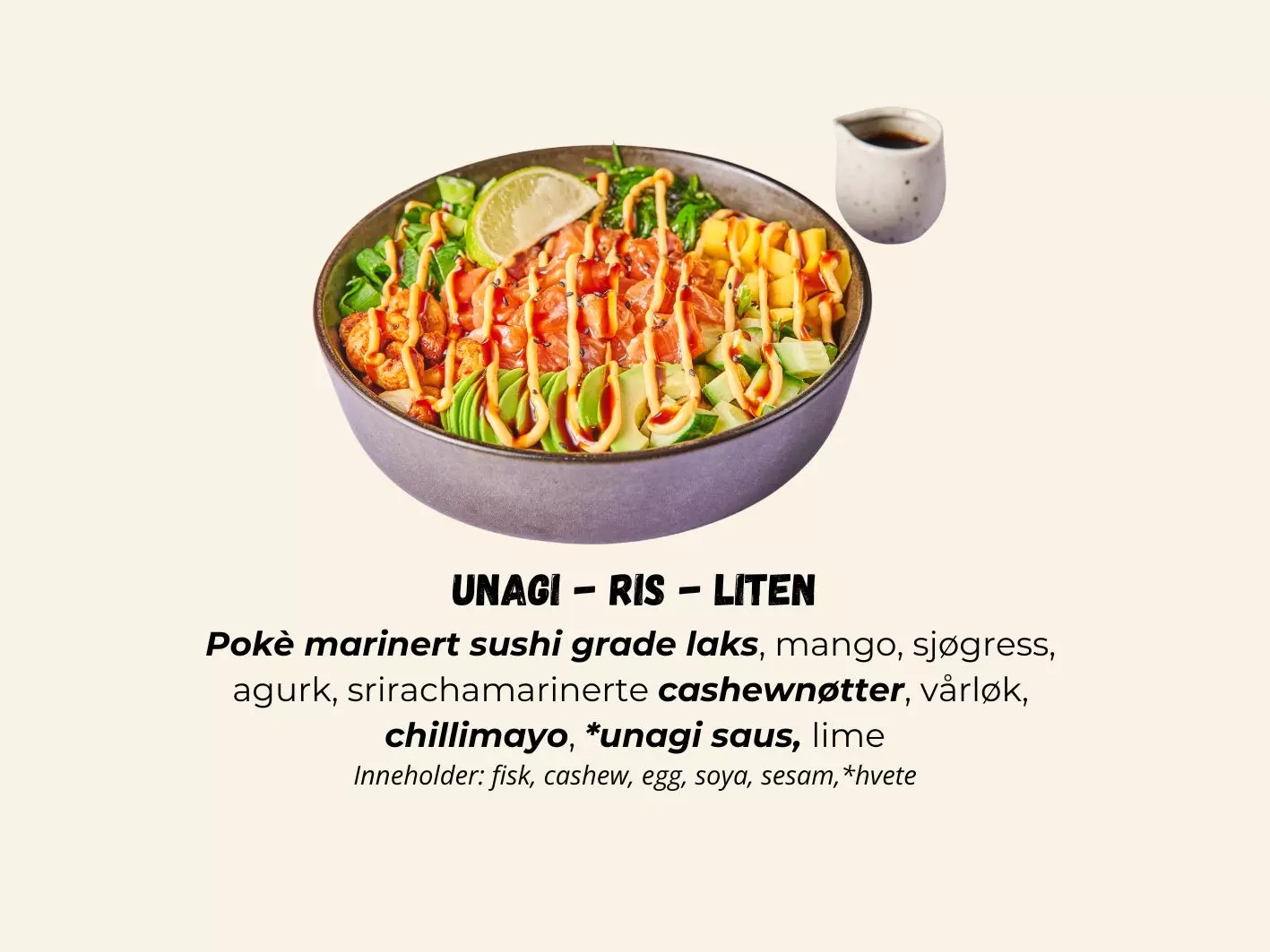 Poké Unagi - Ris LITEN