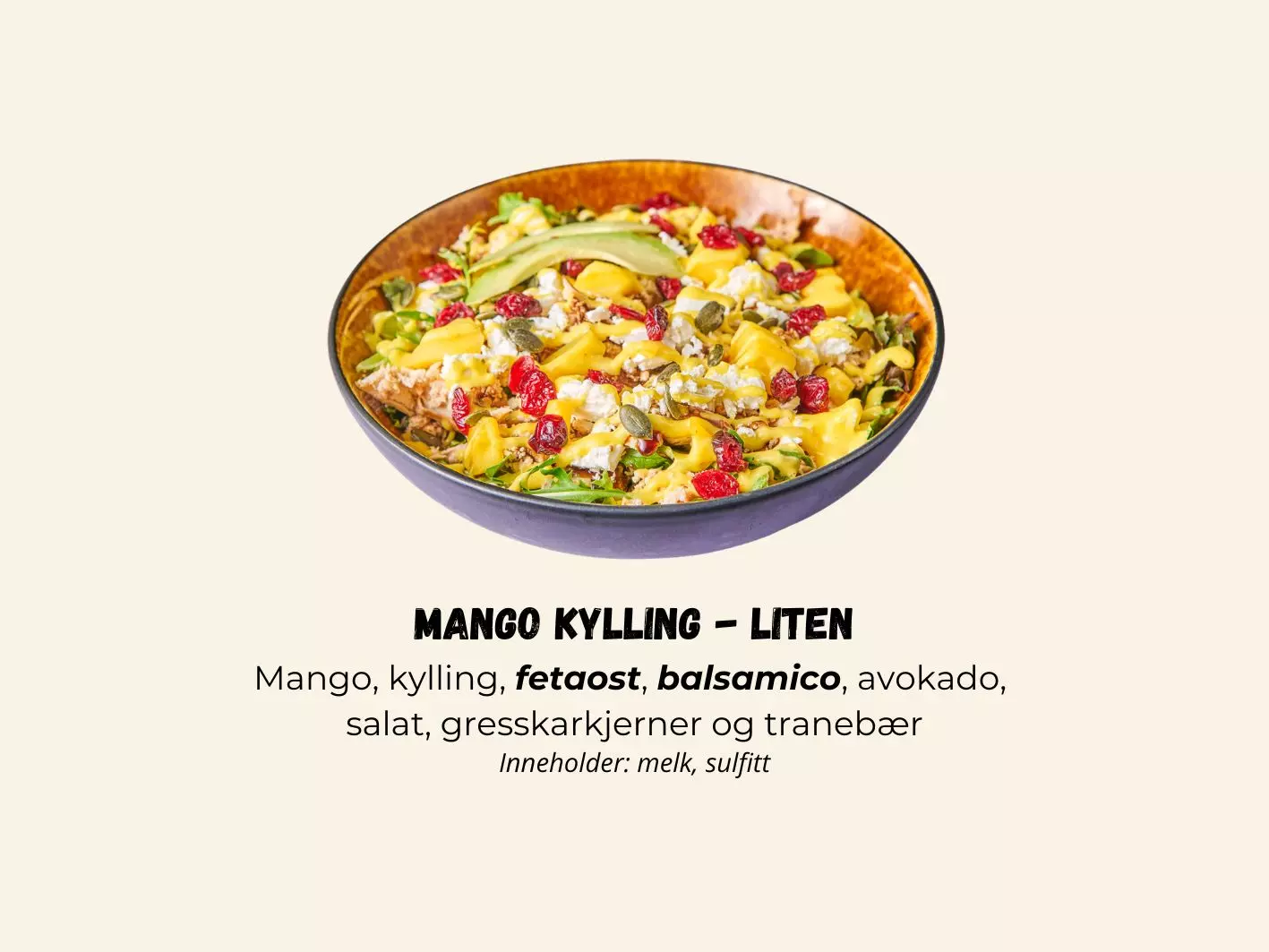 Salat Mango Kylling - LITEN
