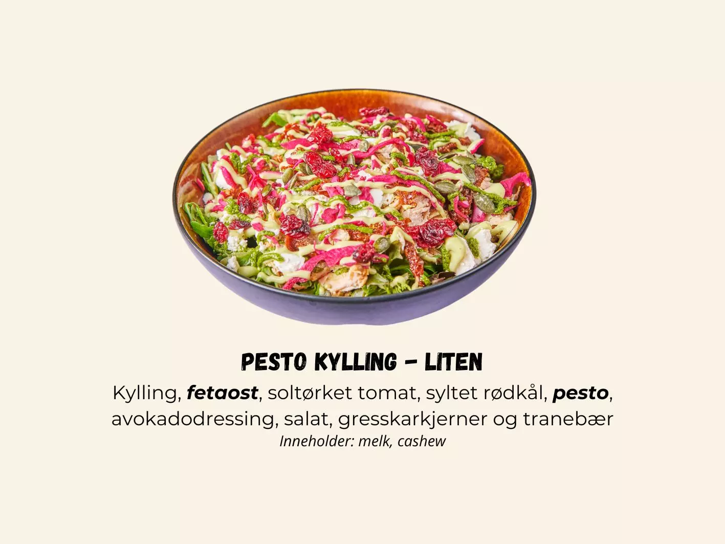 Salat Pesto Kylling - LITEN