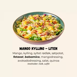 Quinoabowl Mango Kylling - LITEN