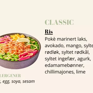 Poké - Classic - Ris - Liten