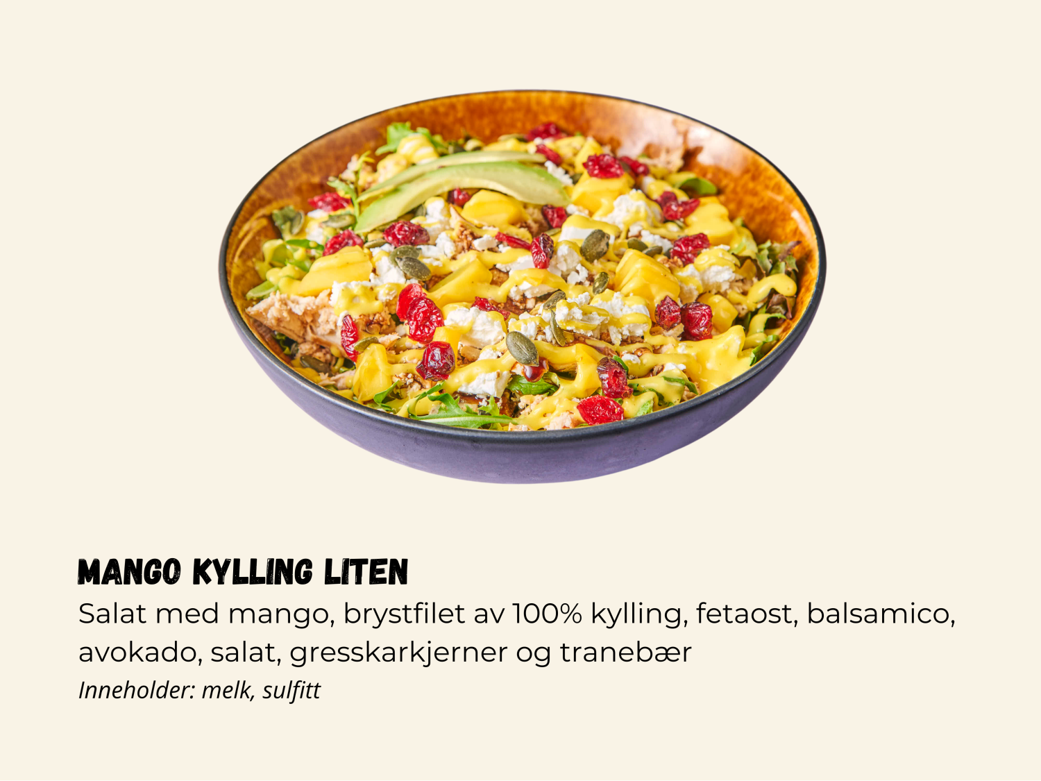 Salat Mango Kylling - LITEN