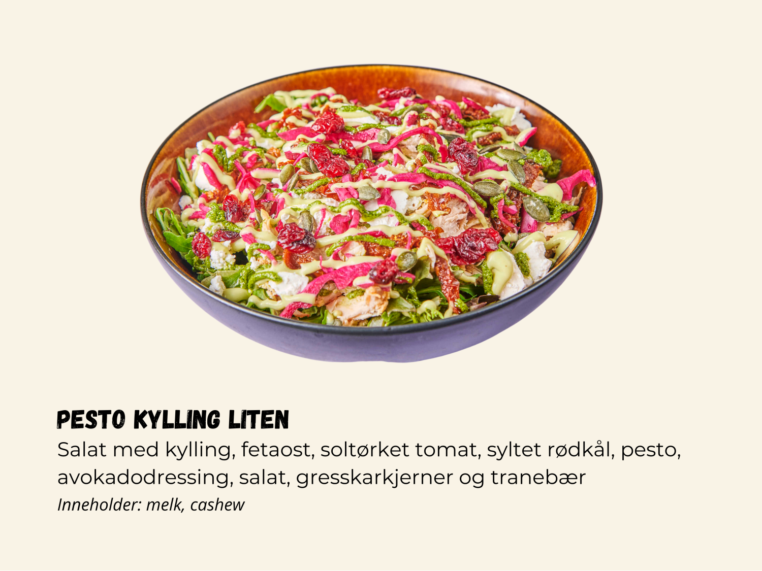 Salat Pesto Kylling - LITEN