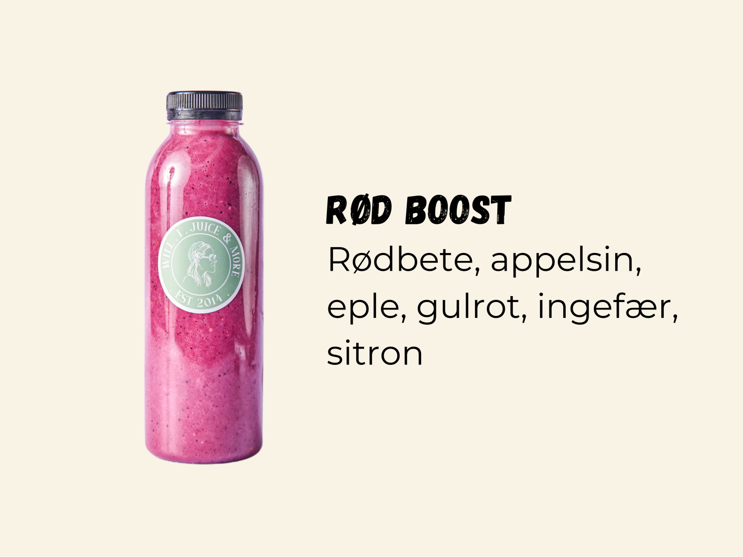 Rød Boost 250ml flaske