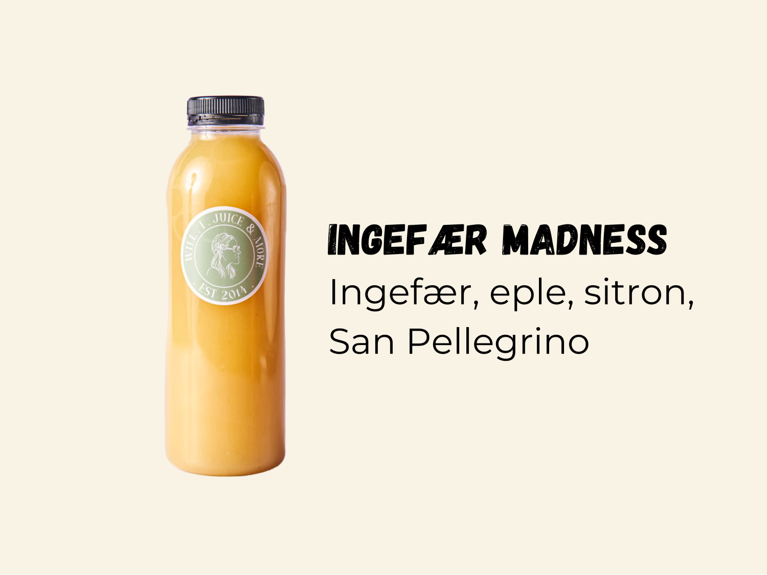 Ingefær Madness 250ml flaske