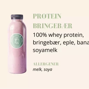 Protein Shake Bringebær 250ml flaske
