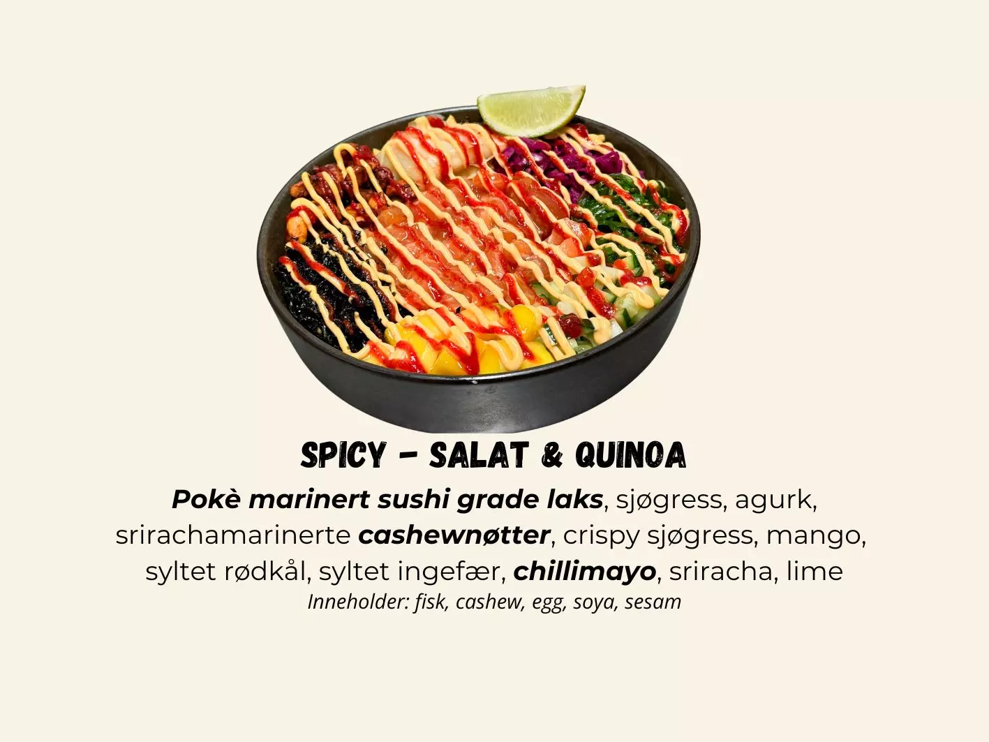 Poké - Spicy - Salat & Quinoa