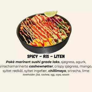 Poké - Spicy - Ris Liten