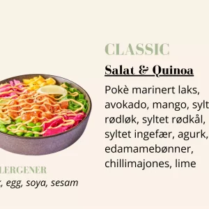 Poké - Classic - Salat & Quinoa - Liten