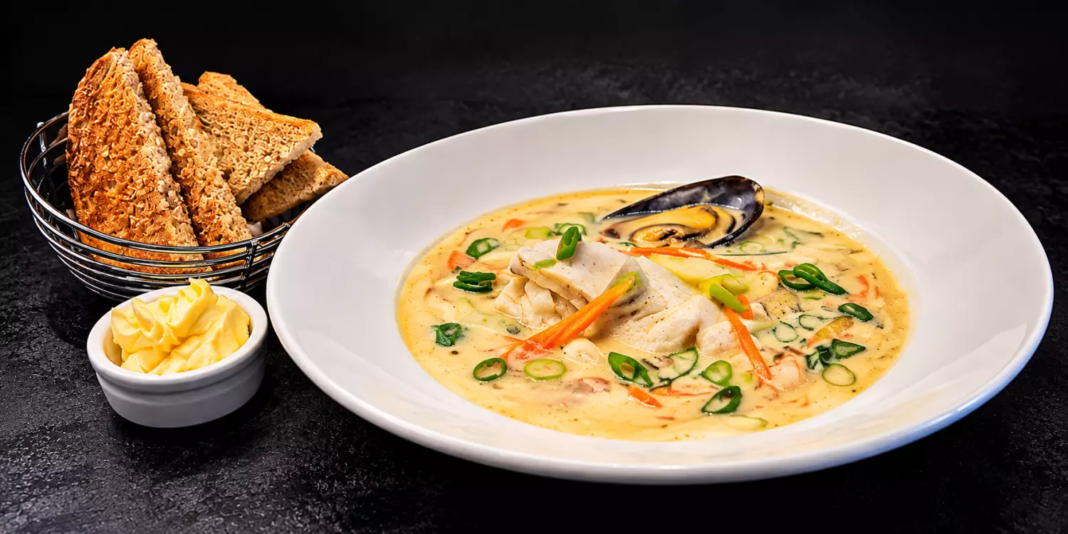 Kremet fiskesuppe