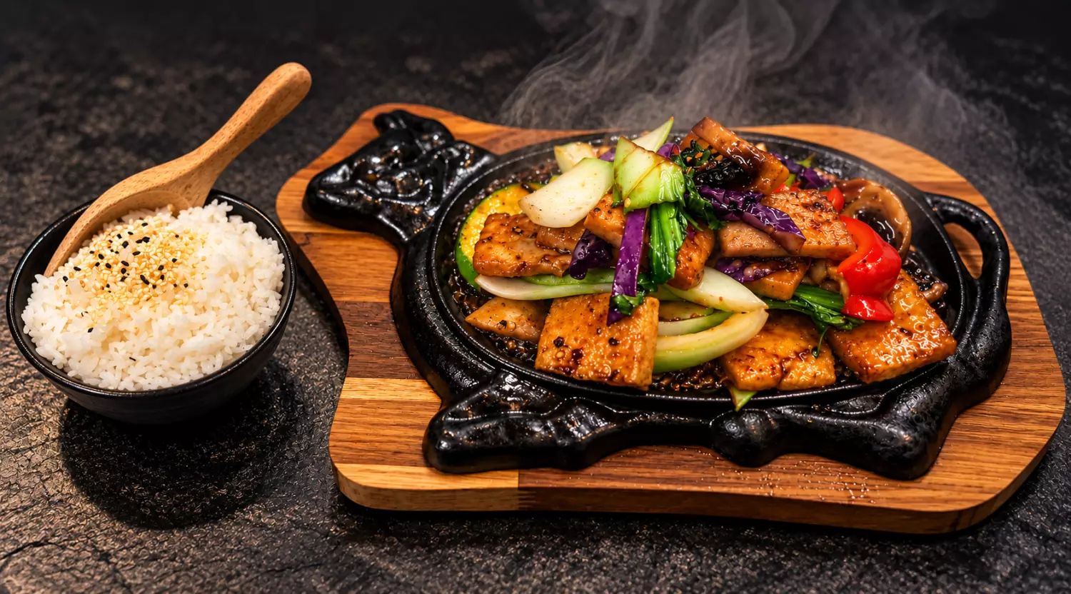 Zizzling Tofu wok