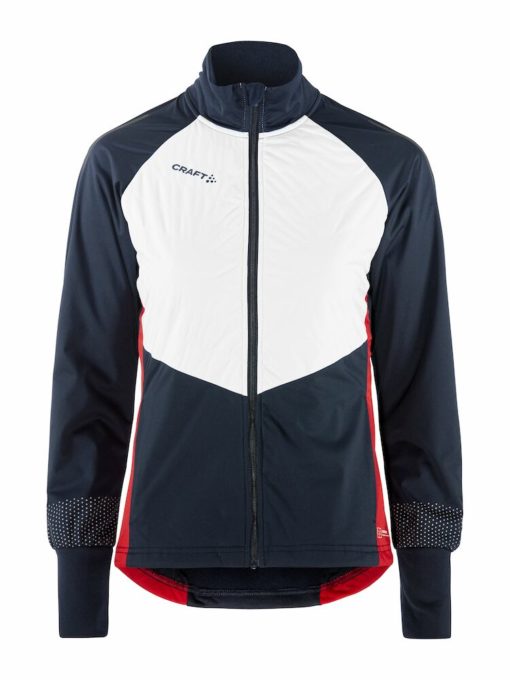 NOR Adv Nordic Ski Club Jacket W White/Blaze 3XL