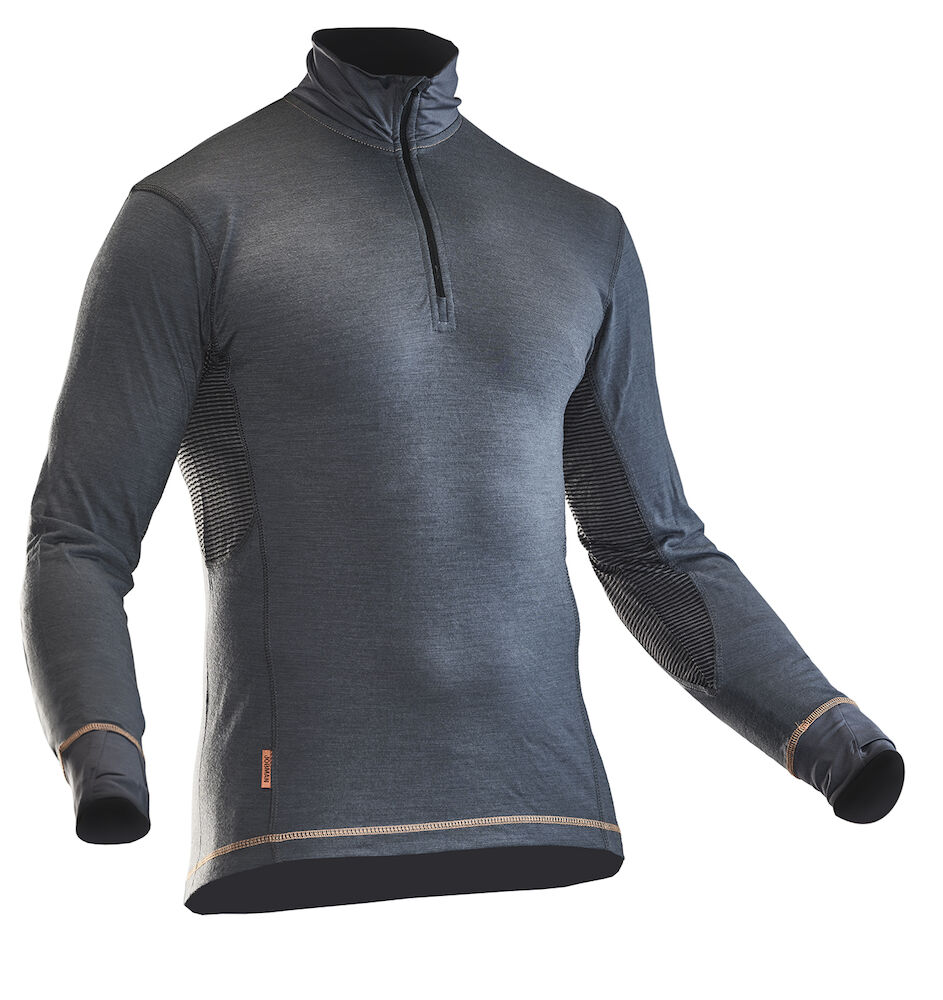 Dry tech Merino 1/2 zip