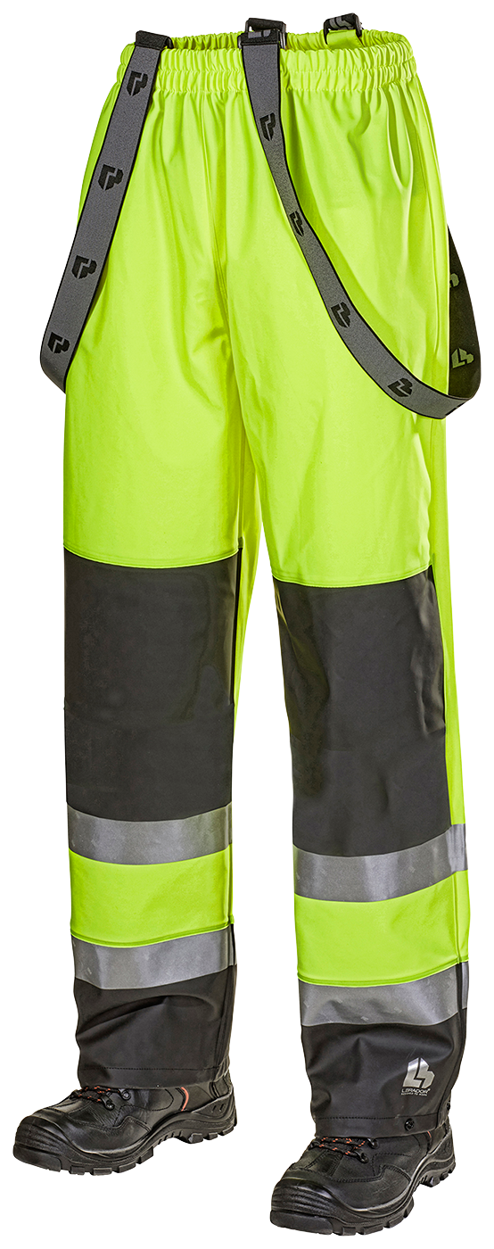 Regnbukse L.Brador 1201PVC Hivis