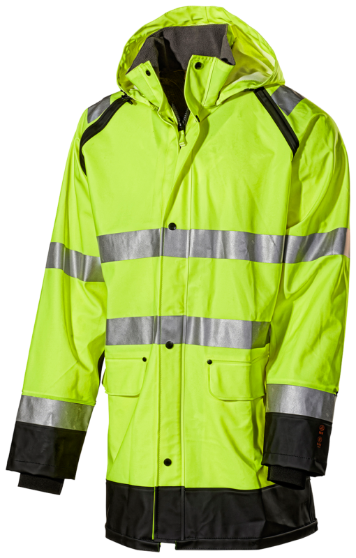 Regnjakke L.Brador 2201PVC Hivis