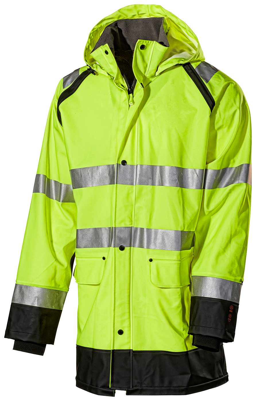 Regnjakke L.Brador 2201PVC Hivis