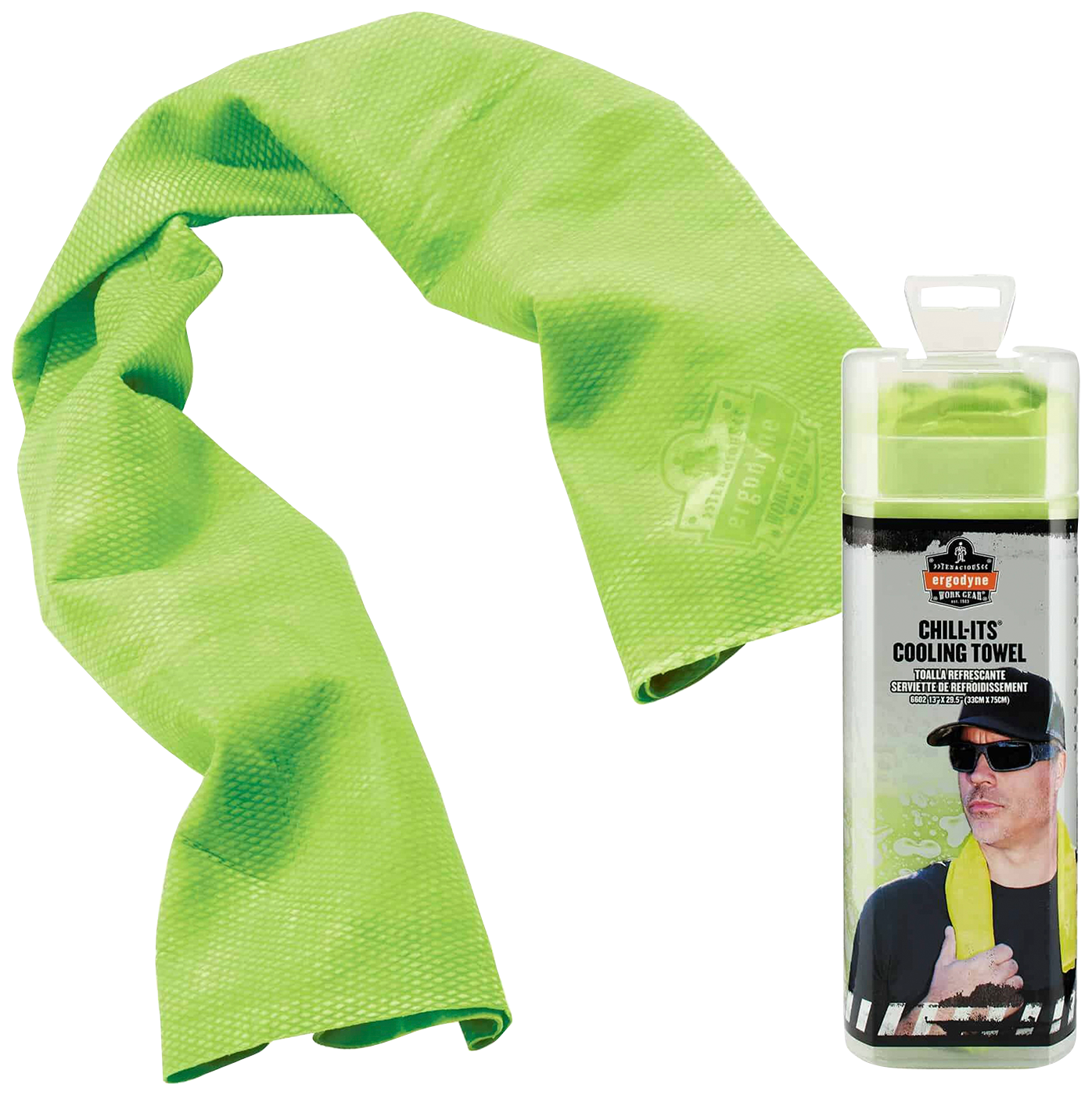 Håndkle Cooling Ergodyne 6602 Hi-Vis