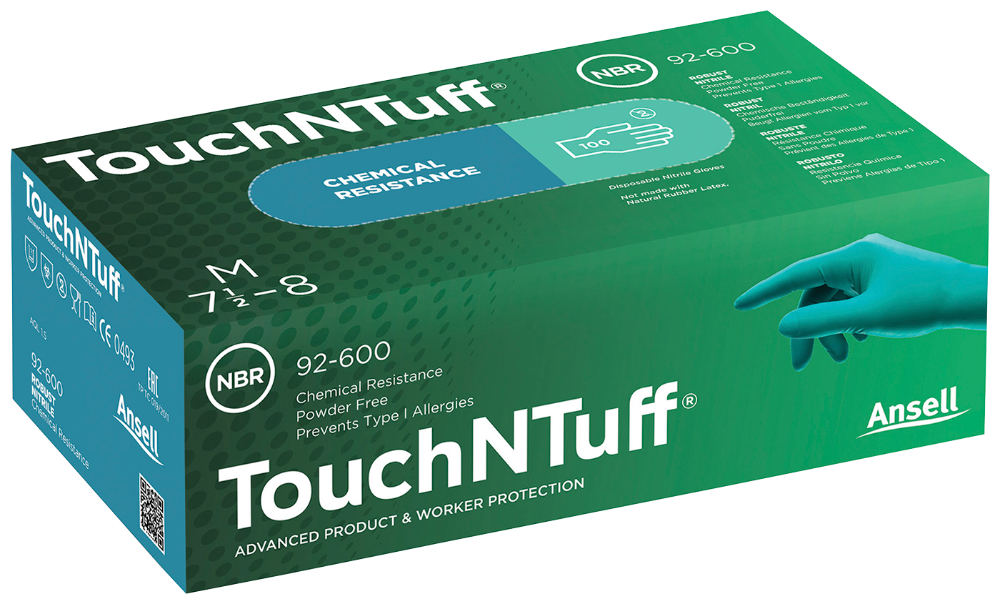 Engangshanske Ansell TouchNTuff 92-500 Nitril