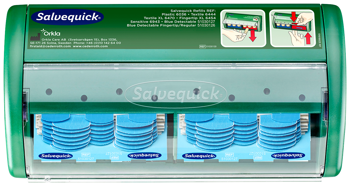 Plasterautomat Salvequick Blue Detectable 51030130