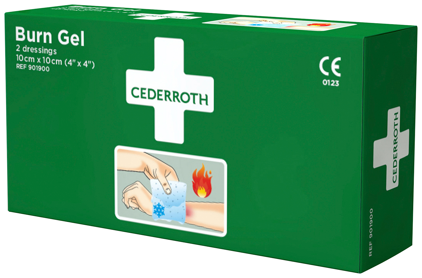 Brannskadekompress Cederroth Burn Gel