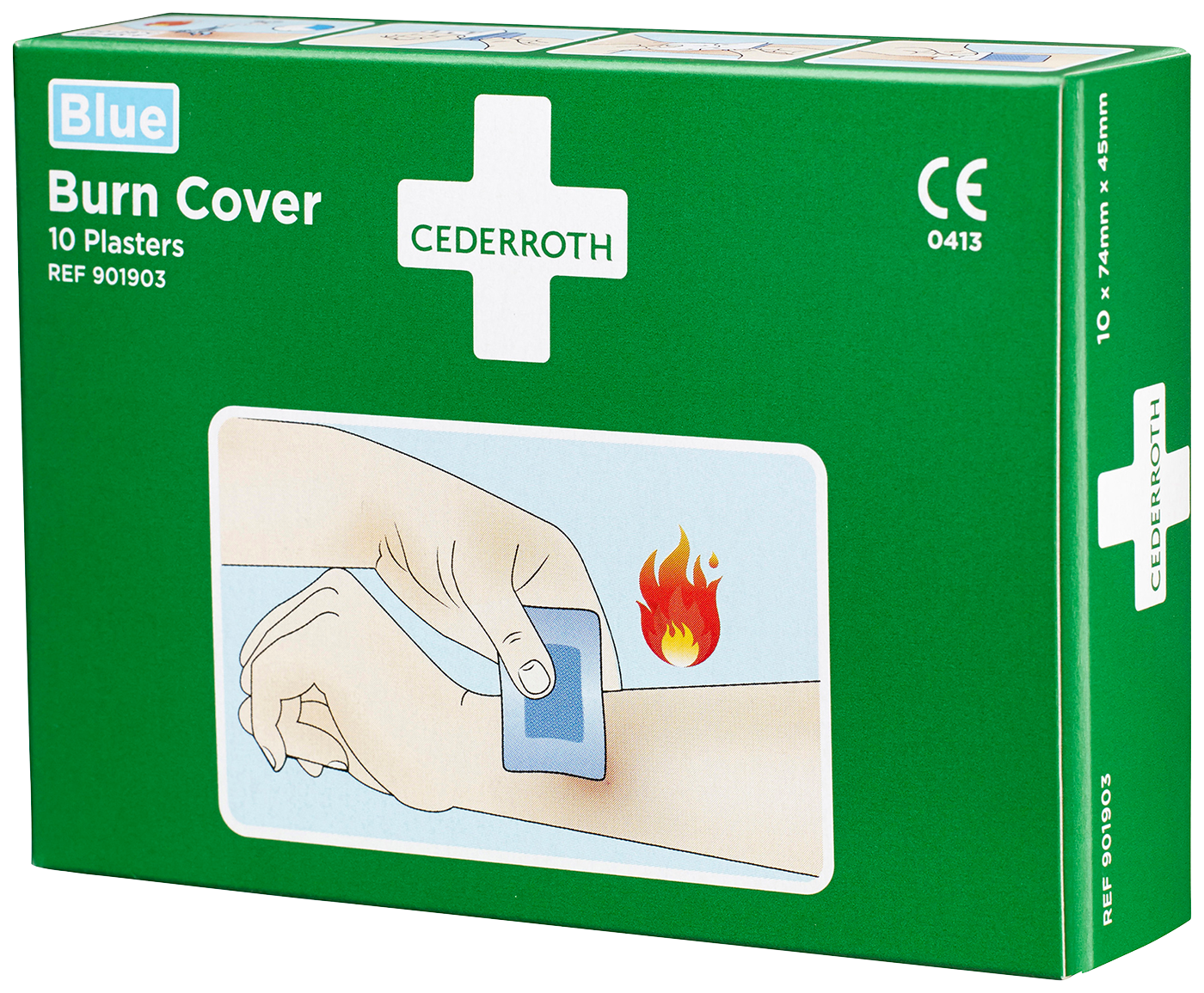 Brannskadeplaster Cederroth Burn Cover 901903