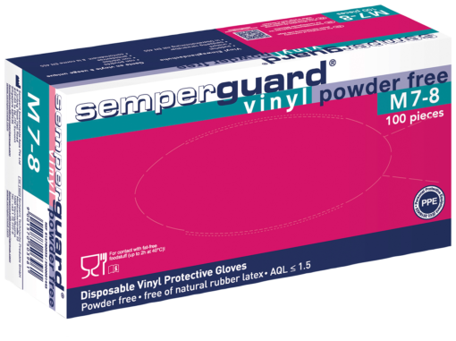 Korttidshanske Semperit Semperguard Vinyl powder-free