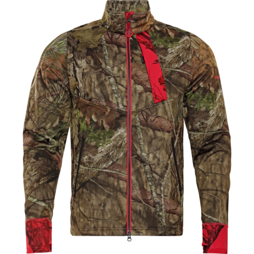 Härkila Moose Hunter 2.0 Fleece Jakke MossyOak Break-Up Country / MossyOak Red M