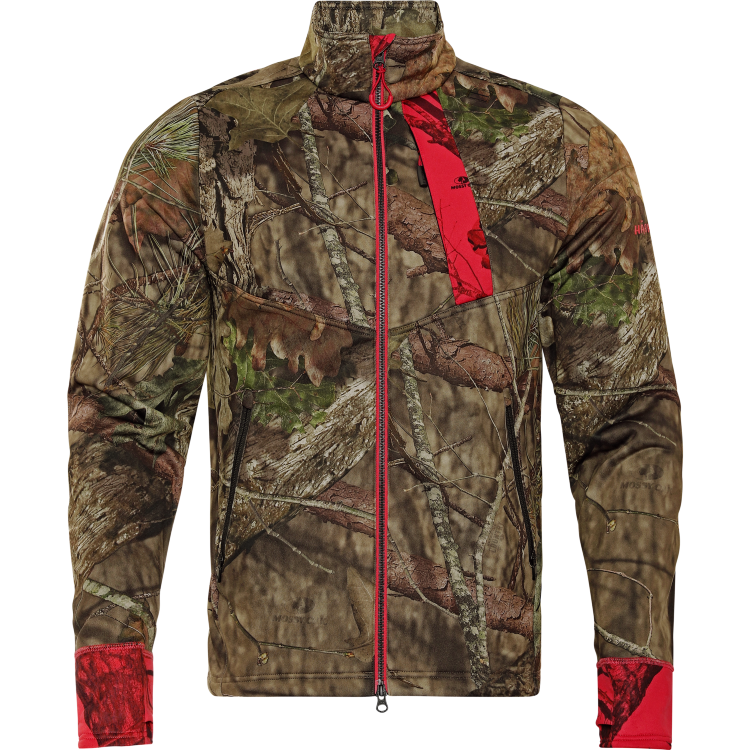 Härkila Moose Hunter 2.0 Fleece Jakke MossyOak Break-Up Country / MossyOak Red XL