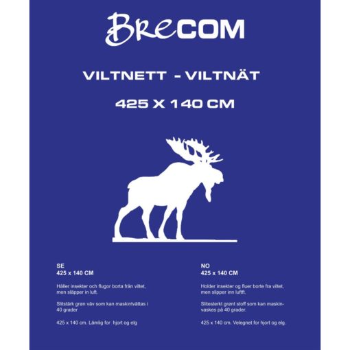 Brecom Viltnett Elg 140X425 cm