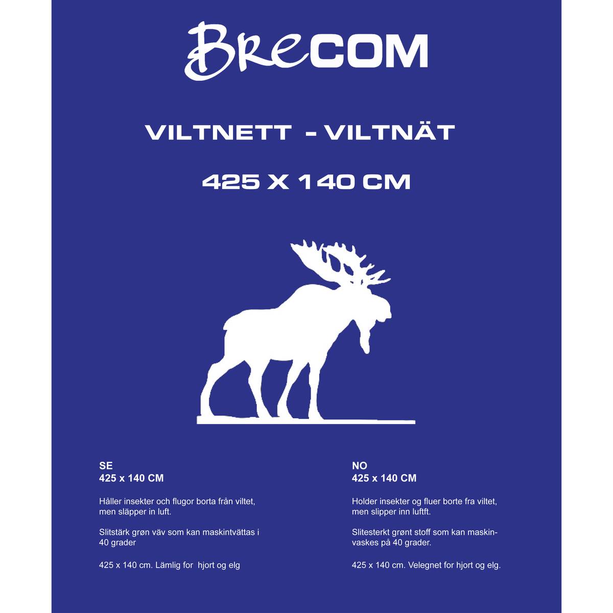 Brecom Viltnett Elg 140X425 cm